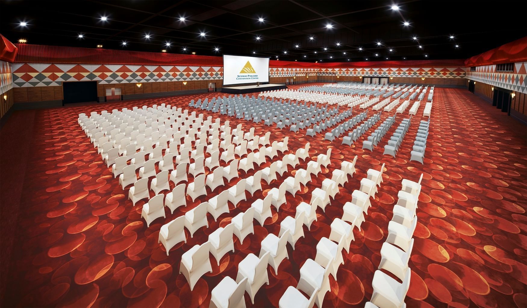Theater set-up in the Convention Center at Sunway Hotel Pyramid